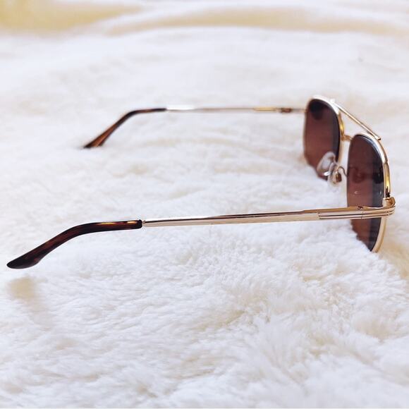 Nina Gold & Brown Lenses Tinted Reader Glasses - Picture 9 of 10